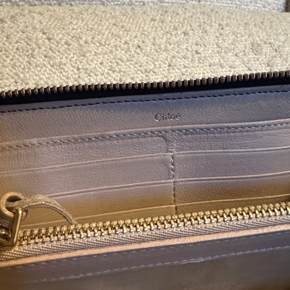Chloe Black Wallet with Gold Accent - Picture 3 of 7